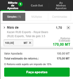 bonus esportivo betfair